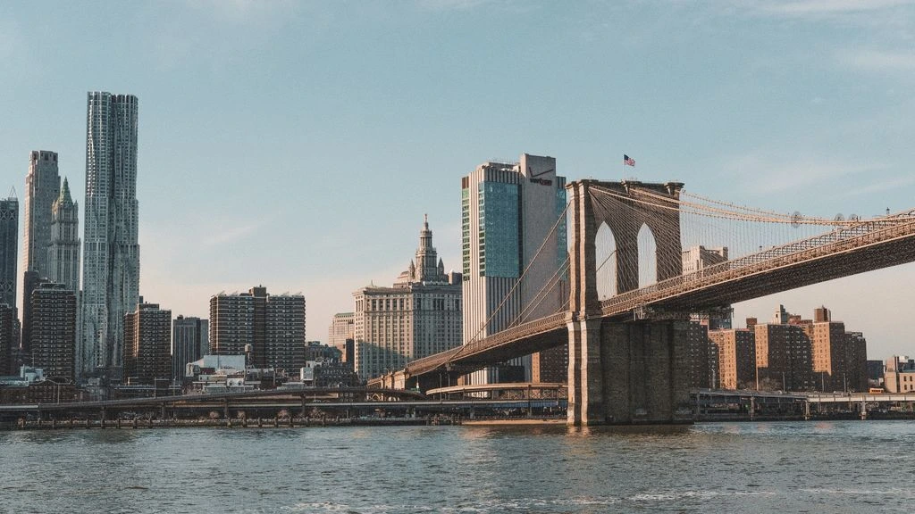 The empty Brooklyn studio with its permanent cyc wall, photographed on a Sunday morning.