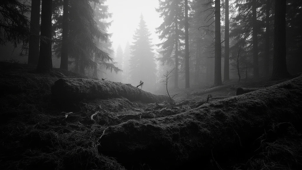 Misty Pacific Northwest forest at dawn, photographed during a personal project between commercial jobs.